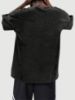 Picture of Irregular letter print, boutique 230g washed and distressed batik thickened cotton T-shirt, men's fashion casual cotton T-shirt, short-sleeved crew neck T-shirt